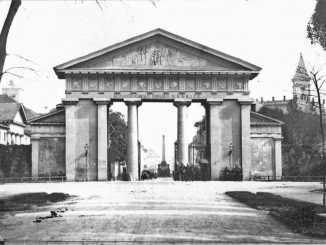 Ettlinger Tor in den 1860er Jahren