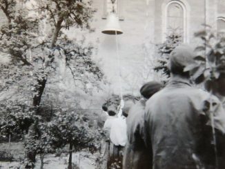 1950 Glockenweihe in Weiher. Foto: Repro Karl Simon