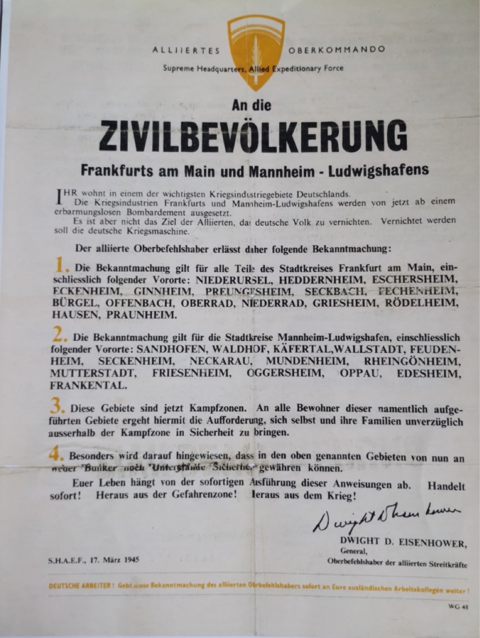 „Originalflugblatt"